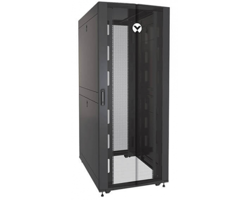 Шкаф Vertiv Rack 42U 1998mm H x 800mmW x 1215mm D with 77% Perforated Locking Front Door, 77% Perforated Split Locking Rear Doors, Color RAL 7021 Black gray