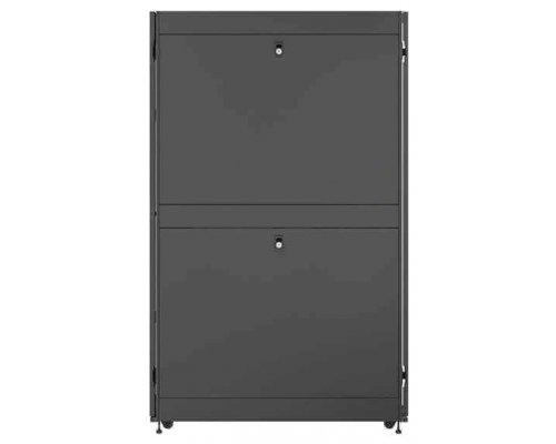 Шкаф Vertiv Rack 42U 1998mm H x 800mmW x 1215mm D with 77% Perforated Locking Front Door, 77% Perforated Split Locking Rear Doors, Color RAL 7021 Black gray