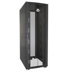 Шкаф Vertiv Rack 48U 2265mm H x 800mm W x 1215mm D with 77% Perforated Locking Front Door, 77% Perforated Split Locking Rear Doors, Color RAL 7021 Black gray                                                                                             