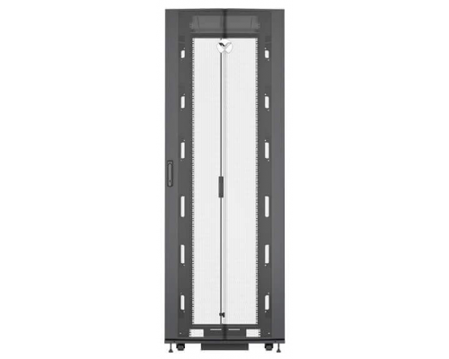 Шкаф Vertiv Rack 48U 2265mm H x 800mm W x 1215mm D with 77% Perforated Locking Front Door, 77% Perforated Split Locking Rear Doors, Color RAL 7021 Black gray