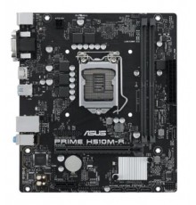 Материнская плата ASUS PRIME H510M-R-SI, LGA1200, H510, 2*DDR4, DVI+D-Sub + HDMI, SATA3, Audio, Gb LAN, USB 3.2, COM*1 header (w/o cable),mATX ;90MB18C0-M0ECY0                                                                                           