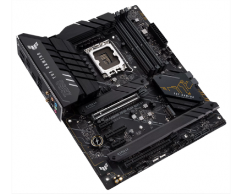 Материнская плата ASUS TUF GAMING Z690-PLUS WIFI D4, LGA1700, Z690, 4*DDR4, DP+HDMI, CrossFireX, SATA3 + RAID, Audio, Gb LAN, USB 3.2*8, USB 2.0*2, COM*1 header (w/o cable), ATX; 90MB18V0-M0EAY0