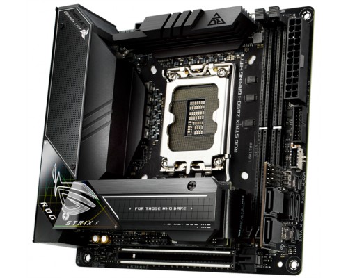 Материнская плата ASUS ROG STRIX Z690-I GAMING WIFI, LGA1700, Z690, 2*DDR5 , DP+HDMI, SATA3 + RAID, Audio, 2,5Gb LAN, USB 3.2*9, USB 2.0*4, mITX ; 90MB1680-M0EAY0