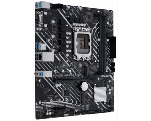 Материнская плата ASUS PRIME H610M-E D4, LGA1700, H610, 2*DDR4, DP+D-Sub + HDMI, SATA3, Audio, Gb LAN, USB 3.2*4, USB 2.0*6, COM*1 header (w/o cable), mATX ; 90MB19N0-M0EAY0