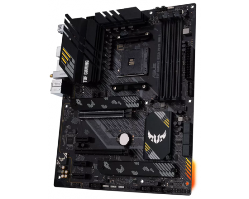 Материнская плата ASUS TUF GAMING B550-PLUS WIFI II,  Socket AM4, B550, 4*DDR4, HDMI+DP, CrossFireX, SATA3 + RAID, Audio, 2,5Gb LAN, USB 3.2*8, USB 2.0*6, COM*1 header (w/o cable) ATX ; 90MB19U0-M0EAY0