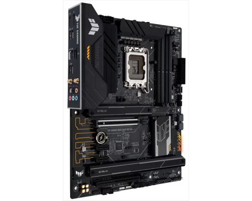 Материнская плата ASUS TUF GAMING B660-PLUS WIFI D4, LGA1700, B660, 4*DDR4, HDMI+DP, CrossFireX, SATA3 + RAID, Audio, Gb LAN, USB 3.2*8, USB 2.0*4, COM*1 header (w/o cable), ATX ; 90MB1920-M0EAY0