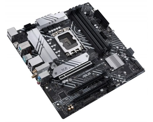 Материнская плата ASUS PRIME B660M-A WIFI D4, LGA1700, B660, 4*DDR4, DP+ 2* HDMI, SATA3 + RAID, Audio, Gb LAN, USB 3.2*6, USB 2.0*6, COM*1 header, LPT*1 header (w/o cable), mATX ; 90MB1AE0-M0EAY0