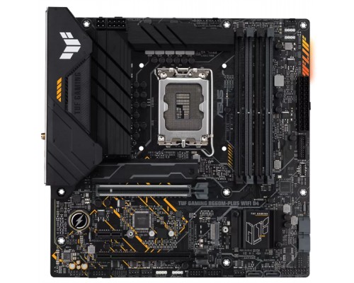 Материнская плата ASUS TUF GAMING B660M-PLUS WIFI, LGA1700, B660, 4*DDR5, DP+HDMI, CrossFireX, SATA3 + RAID, Audio, Gb LAN, USB 3.2*6, USB 2.0*6, COM*1 header (w/o cable), mATX ; 90MB1AZ0-M0EAY0