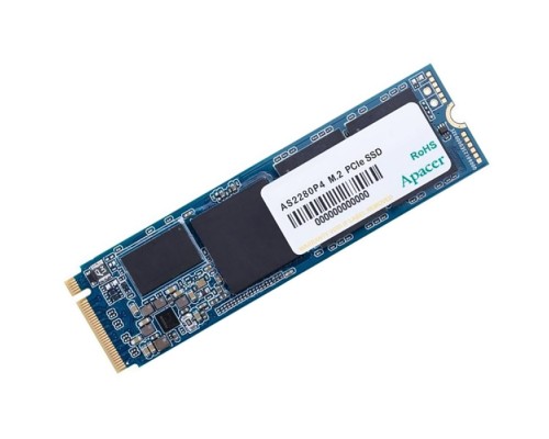 Накопитель Apacer SSD AS2280P4U 1TB M.2 PCIe Gen3x4, R3500/W3000 Mb/s, MTBF 1.8M, 3D NAND, NVMe, Retail (AP1TBAS2280P4U-1)