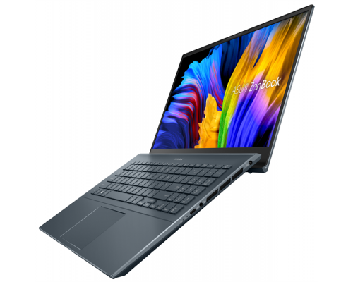 Ноутбук ASUS Zenbook Pro 15 UM535QE-KJ259R  AMD Ryzen 7 5800H/16Gb/1Tb SSD M2/nVidia RTX 3050Ti 4GB/15.6 FHD IPS 400 nit 1920x1080 AG/WiFi5/BT/Windows 10 Pro/1.8Kg/Pine Grey/Sleeve