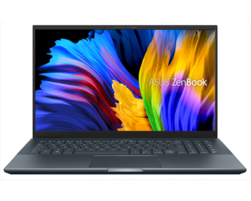 Ноутбук ASUS Zenbook Pro 15 UM535QE-KJ259R  AMD Ryzen 7 5800H/16Gb/1Tb SSD M2/nVidia RTX 3050Ti 4GB/15.6 FHD IPS 400 nit 1920x1080 AG/WiFi5/BT/Windows 10 Pro/1.8Kg/Pine Grey/Sleeve