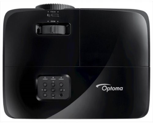 Проектор Optoma DS322e (DLP, SVGA 800x600, 3800Lm, 22000:1, HDMI, VGA, Composite video, Audio-in 3.5mm, VGA-OUT, Audio-Out 3.5mm, 1x10W speaker, 3D Ready, lamp 6000hrs, Black, 3.0kg) (replace DS318e)