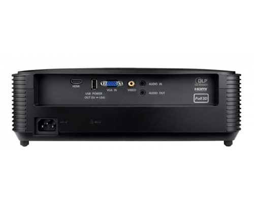 Проектор Optoma DS320 (DLP, SVGA 800x600, 3800Lm, 22000:1, HDMI, VGA, Composite video, Audio-in 3.5mm, Audio-Out 3.5mm) (replace DS317e)