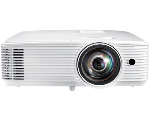 Проектор Optoma H117ST (DLP, WXGA(1280x800), 3800Lm, 30000:1, HDMI, VGA, Composite video, Audio-in 3.5mm, VGA-Out, Audio-Out 3.5mm,  1*10W speaker, White)