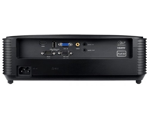 Проектор Optoma DX322 (DLP, XGA(1024x768), 3800Lm, 22000:1, HDMI, VGA, Composite video, Audio-in 3.5mm, VGA-Out, Audio-Out 3.5mm,  1*10W speaker, Black)