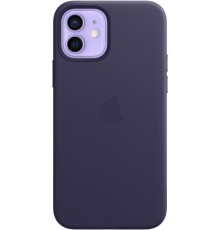 Чехол iPhone 12 | 12 Pro Leather Case with MagSafe - Deep Violet                                                                                                                                                                                          