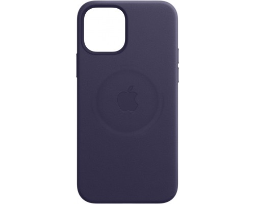 Чехол iPhone 12 | 12 Pro Leather Case with MagSafe - Deep Violet