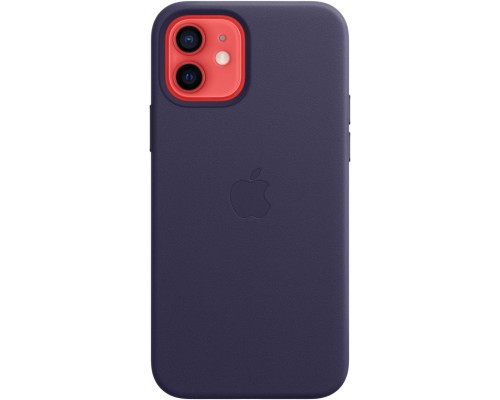 Чехол iPhone 12 | 12 Pro Leather Case with MagSafe - Deep Violet