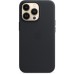 Чехол iPhone 13 Pro Leather Case with MagSafe - Midnight