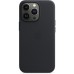 Чехол iPhone 13 Pro Leather Case with MagSafe - Midnight