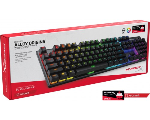 Клавиатура HyperX Origins Full Red (HX-KB6RDX-RU)