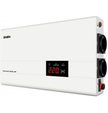 Стабилизатор SVEN AVR SLIM-2000 LCD, Relay, 1200W, 2000VA, 140-260v, the function 