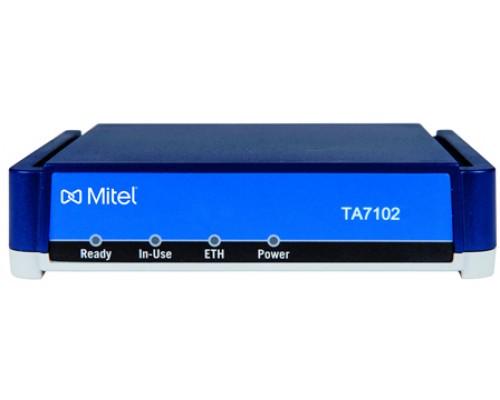 Конвертор SIP в аналоговый порт, Mitel, 2 порта/ TA7102 (EU)