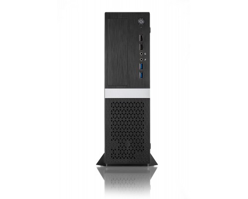 Корпус Сase Foxline mATX Desktop 300W FL-211 mATX case, black, w/PSU TFX 300W, w/2xUSB2.0+2xUSB3.0, w/pwr cord, w/ 8cm FAN