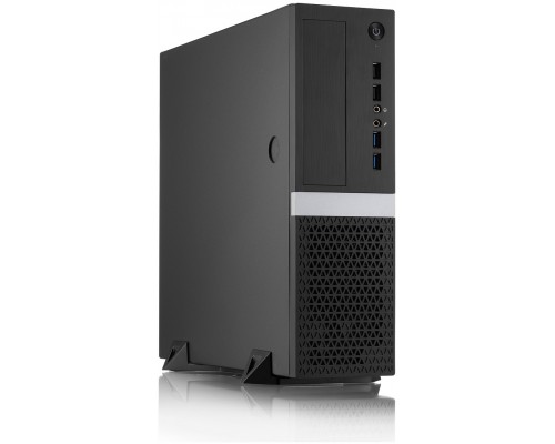 Корпус Сase Foxline mATX Desktop 300W FL-211 mATX case, black, w/PSU TFX 300W, w/2xUSB2.0+2xUSB3.0, w/pwr cord, w/ 8cm FAN