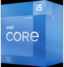 Процессор CPU LGA1700 Intel Core i5-12400F (Alder Lake, 6C/12T, 2.5/4.4GHz, 18MB, 65/117W) BOX, Cooler                                                                                                                                                    