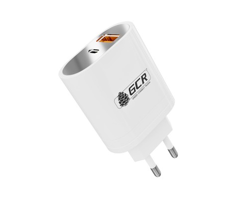 Сетевое зарядное устройство GCR 36W USB TypeA + TypeC, PD18W + Quick Charge 3.0, GCR-52579