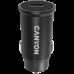 Адаптер питания Canyon, PD 20W Pocket size car charger, input: DC12V-24V, output: PD20W, support iPhone12 PD fast charging, Compliant with CE RoHs , Size: 50.6*23.4*23.4, 18g, Black