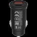 Адаптер питания Canyon, PD 30W/QC3.0 18W Pocket size car charger  with 1-USB A+ 1-USB-C Input: DC12V-24V, Output: USBC: PD30W( 5V3A/9V3A/12V2.5A/15V2A/20V1.5A),USB-A:QC3.0 18W (5V3A