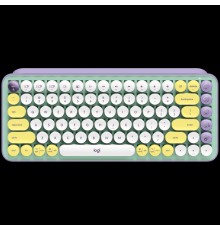 Клавиатура LOGITECH POP Keys Wireless Mechanical Keyboard With Emoji Keys - DAYDREAM_MINT - RUS - BT - INTNL - BOLT                                                                                                                                       