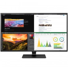 Монитор 42.5'' LG 43UN700-B Black IPS, 16:9, 3840x2160, 8ms, 400 cd/m2, 1000:1, HDMI*4, DP, USB-C, 10Wx2, vesa                                                                                                                                            