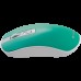 Мышь CANYON MW-18 2.4GHz Wireless Rechargeable Mouse with Pixart sensor, 4keys, Silent switch for right/left keys,DPI: 800/1200/1600, Max. usage 50 hours for one time full charged, 300mAh Li-poly battery,, Aquamarine, cable length 0.56m, 116.4*63.3*3