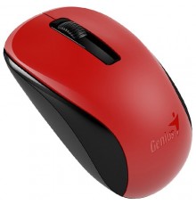 Мышь беспроводная Genius NX-7005 (G5 Hanger), SmartGenius: 800, 1200, 1600 DPI, микроприемник USB, 3 кнопки, для правой/левой руки. Сенсор Blue Eye. Частота 2.4 GHz. Цвет: красный                                                                       