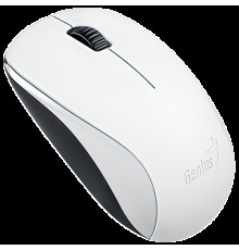 Мышь беспроводная Genius NX-7000, оптическая, разрешение 800, 1200, 1600 DPI, микроприемник USB, 3 кнопки, для правой/левой руки. Сенсор Blue Eye. Частота 2.4 GHz. Цвет: белый                                                                           