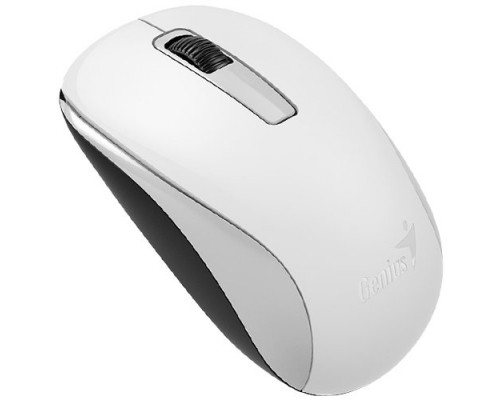 Мышь беспроводная Genius NX-7005 (G5 Hanger), SmartGenius: 800, 1200, 1600 DPI, микроприемник USB, 3 кнопки, для правой/левой руки. Сенсор Blue Eye. Частота 2.4 GHz. Цвет: белый