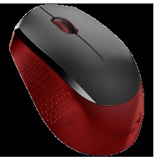 Мышь беспроводная Genius NX-8000S. Бесшумная, 3 кнопки, для правой/левой руки. Сенсор Blue Eye. Частота 2.4 GHz.Цвет: красный.                                                                                                                            