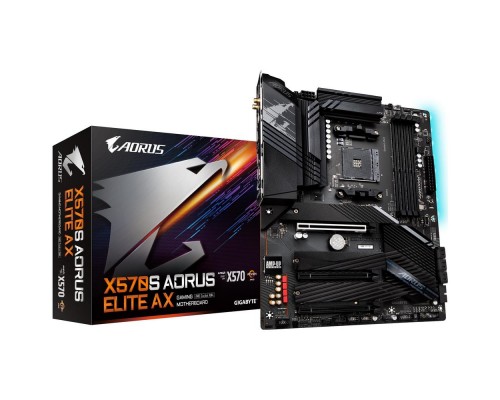 Материнская плата AMD X570 SAM4 ATX X570S AORUS ELITE AX GIGABYTE