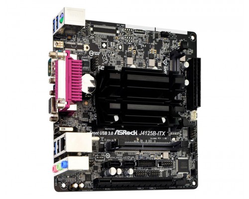 Материнская плата CELERON J4125 MITX J4125B-ITX ASROCK