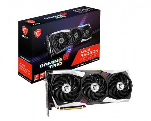 Видеокарта PCIE16 RX6900XT 16GB GDDR6 RX6900XT GAMING X TRIO 16G MSI