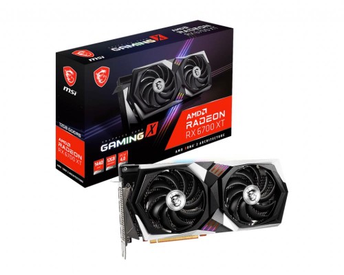 Видеокарта PCIE16 RX6700XT 12GB GDDR6 RX 6700 XT GAMING X 12G MSI