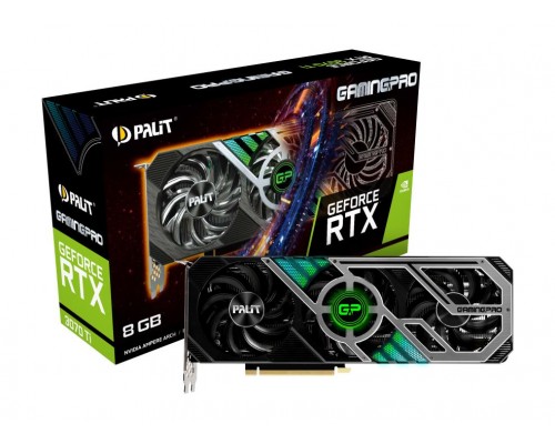 Видеокарта PCIE16 RTX3070TI 8GB RTX3070TI GAMINGPRO 8G PALIT