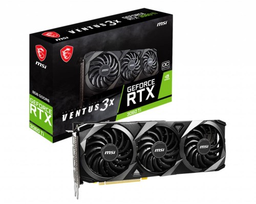 Видеокарта PCIE16 RTX3060TI 8GB LHR 3060TI VENTUS 3X 8G OC LHR MSI