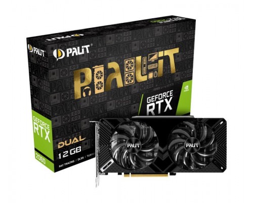 Видеокарта PCIE16 RTX2060 12GB GDDR6 RTX2060 DUAL 12G PALIT