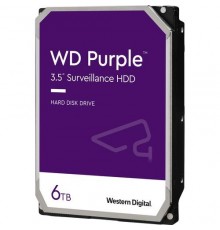 Жесткий диск SATA 6TB 6GB/S 256MB PURPLE WD63PURZ WDC                                                                                                                                                                                                     