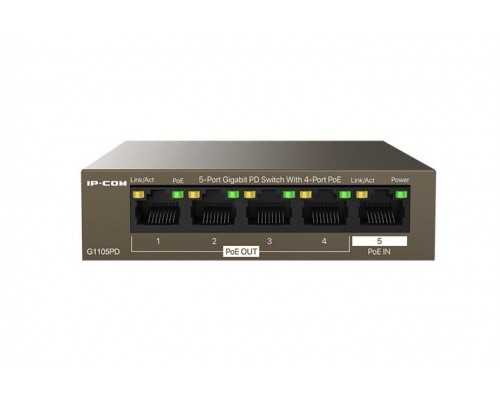 Коммутатор 5PORT 10/100/1000M 4POE G1105PD IP-COM