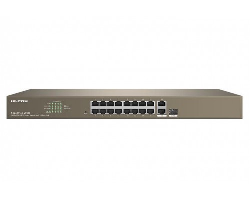 Коммутатор 16FE+ 2GE POE SFP F1218P-16-250W IP-COM